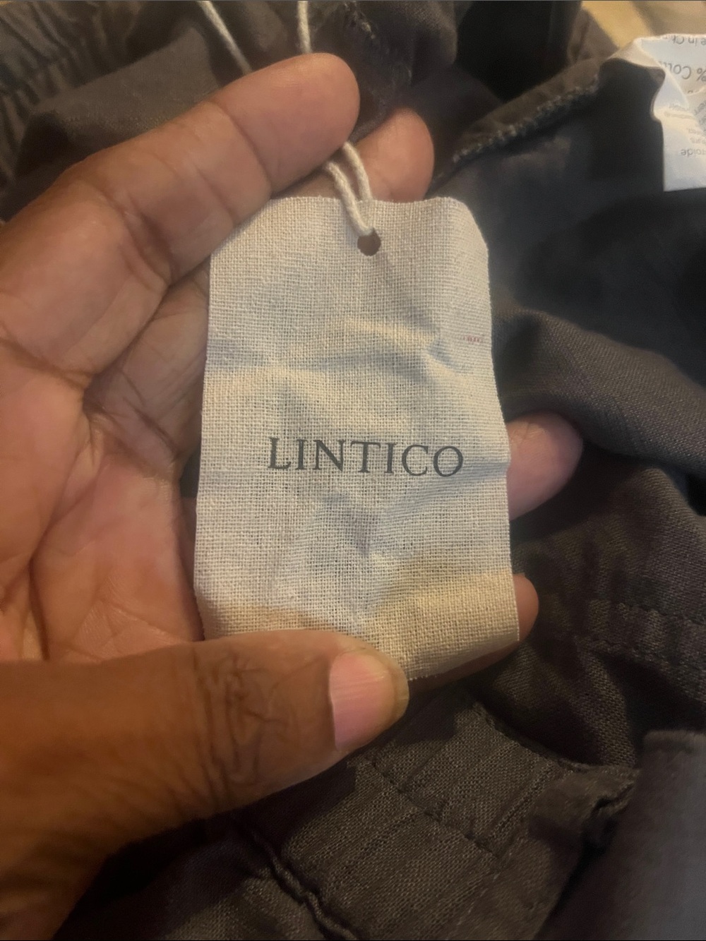 LINTICO Heidi Linen Cotton Simple Button Fly Trousers Euro Vacation Lightweight - Picture 11 of 11